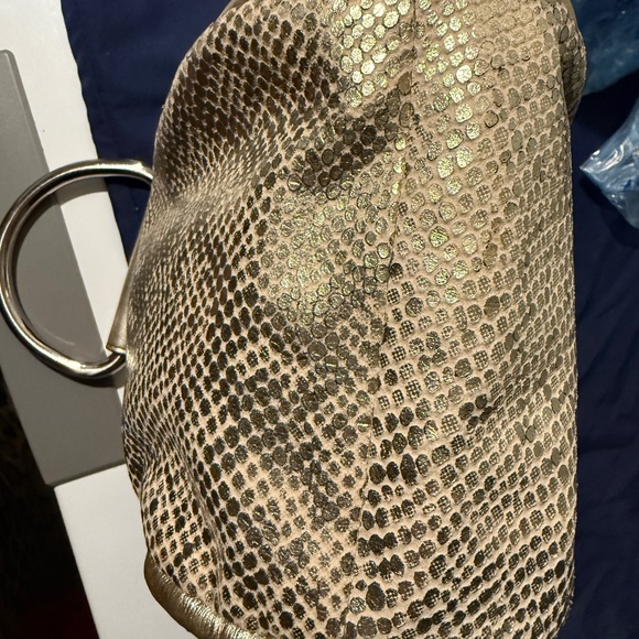 Kenneth Cole Snake Print Leather Mini Satchel Evening Bag HTF Rare BNNU Vintage - Picture 6 of 10